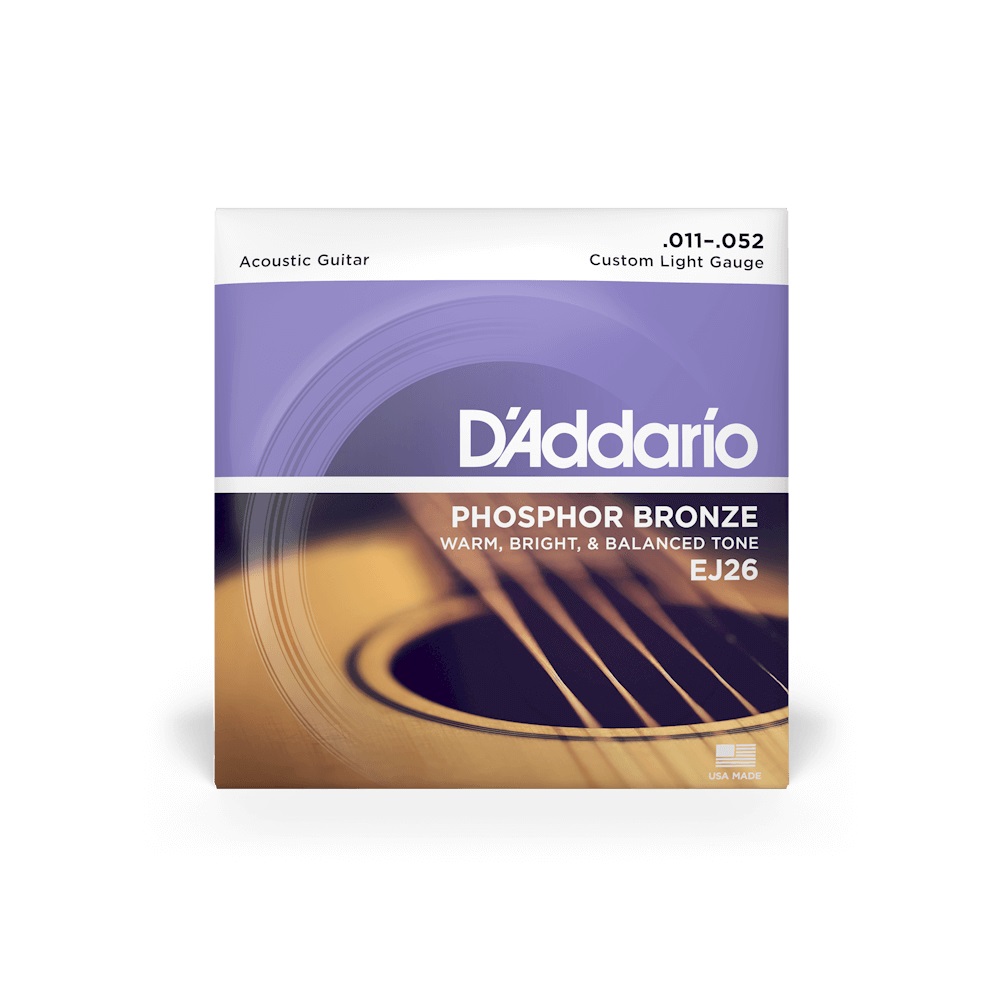 Струни для гітар / Струни для акустичної гітари D'Addario EJ26