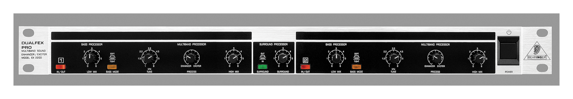 Компрессоры, лимитеры, гейты / Процессор цифровой обработки BEHRINGER EX 2200