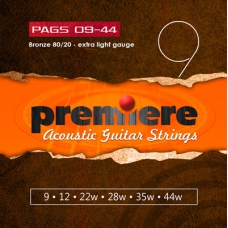 Струни для гітар / Струни для акустичної гітари PREMIERE PAGS09-44