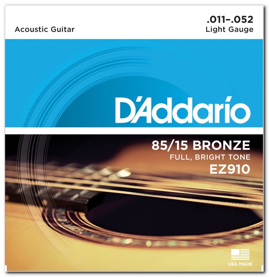 Струны для гитар / Струны для акустической гитары D'Addario EZ910