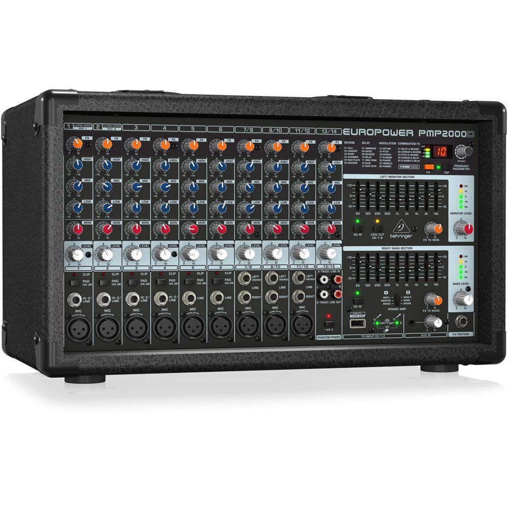 Мікшери з підсилювачем / Мікшерний пульт BEHRINGER PMP2000