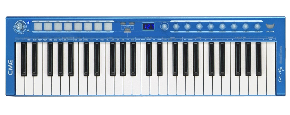MIDI-клавиатуры и контроллеры / MIDI клавиатура CME UKEY BLUE MIDI
