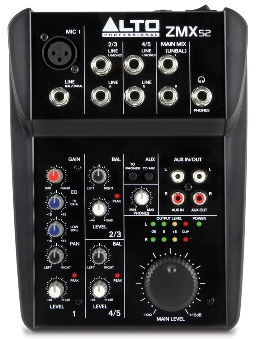Аналогові пульти / Аналоговий пульт ALTO PROFESSIONAL ALTO ZMX52