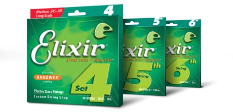Струни для гітар / Струни для бас гітари ELIXIR 4S NW LL