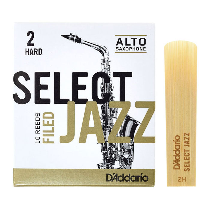 Трости для духовых / Трость для альт саксофона D'Addario Select Jazz - Alto Sax Filed 2H