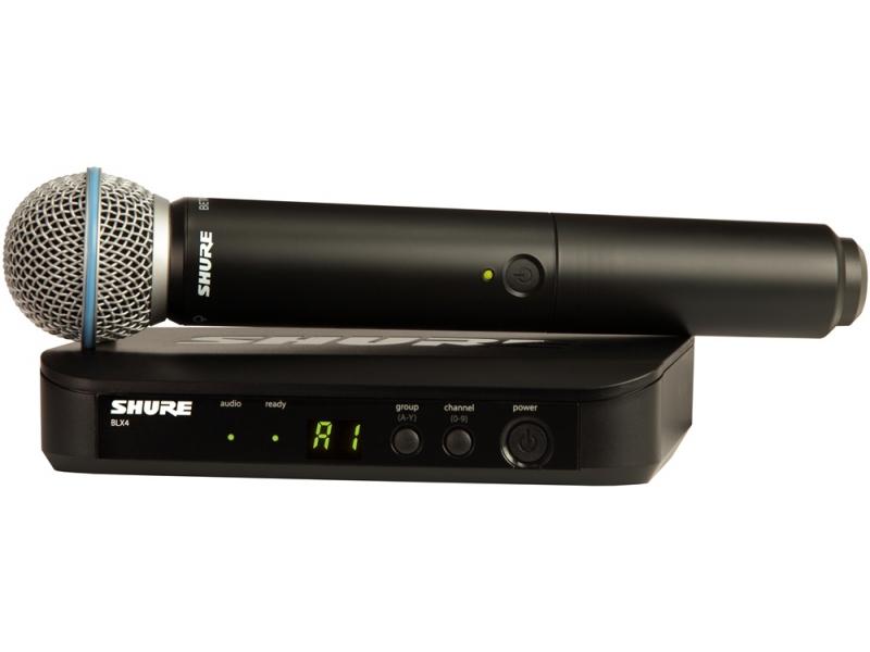 Радіомікрофони та бездротові системи / Радіосистема SHURE BLX24E/B58