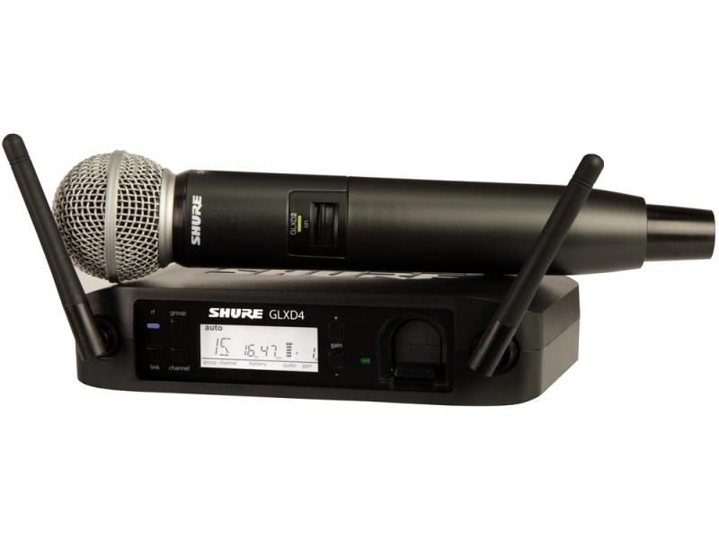 Радіомікрофони та бездротові системи / Радіосистема SHURE GLXD24E/SM58