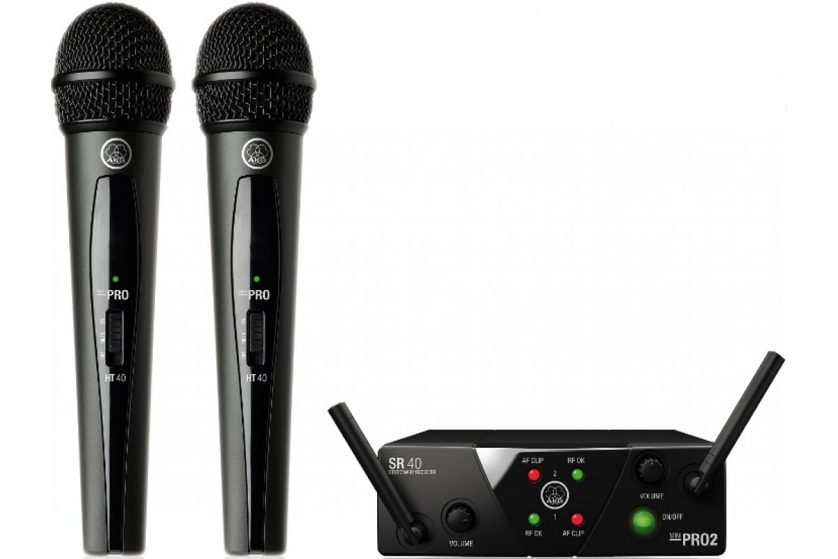 Радиомикрофоны и беспроводные системы / Радиосистема AKG WMS40 MINI2 VOCAL SET BD