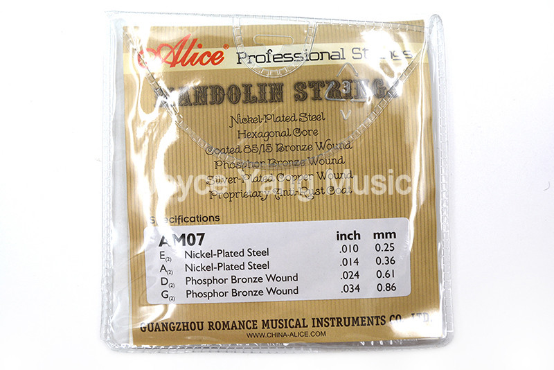 Cтруни / Струни для мандоліни ALICE AM07