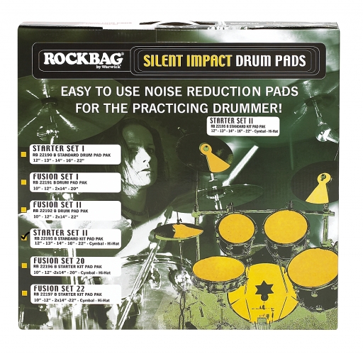 Тренувальні педи / Заглушки для барабанів ROCKBAG RB22195