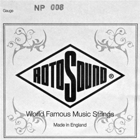 Струни для гітар / Струна для електро гітари ROTOSOUND NP008
