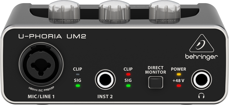 Аудіоінтерфейси / Аудіоінтерфейс BEHRINGER UM2