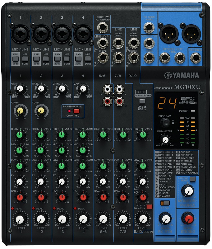 Аналогові пульти / Мікшерний пульт YAMAHA MG10XU