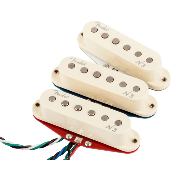 Звукознімачі / Звукознімач для електрогітари FENDER N3 NSS 3 WHT