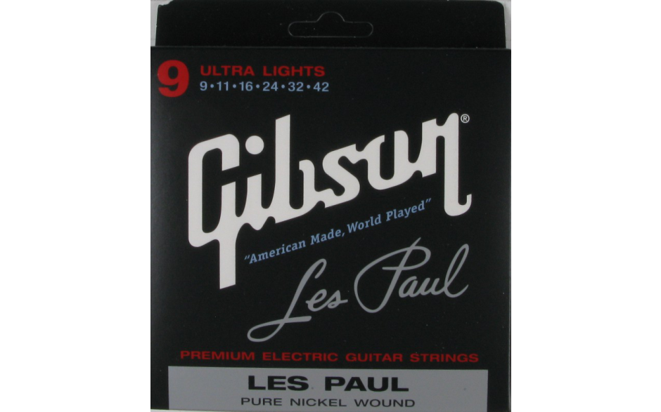 Струны для гитар / GIBSON SEG-LP9