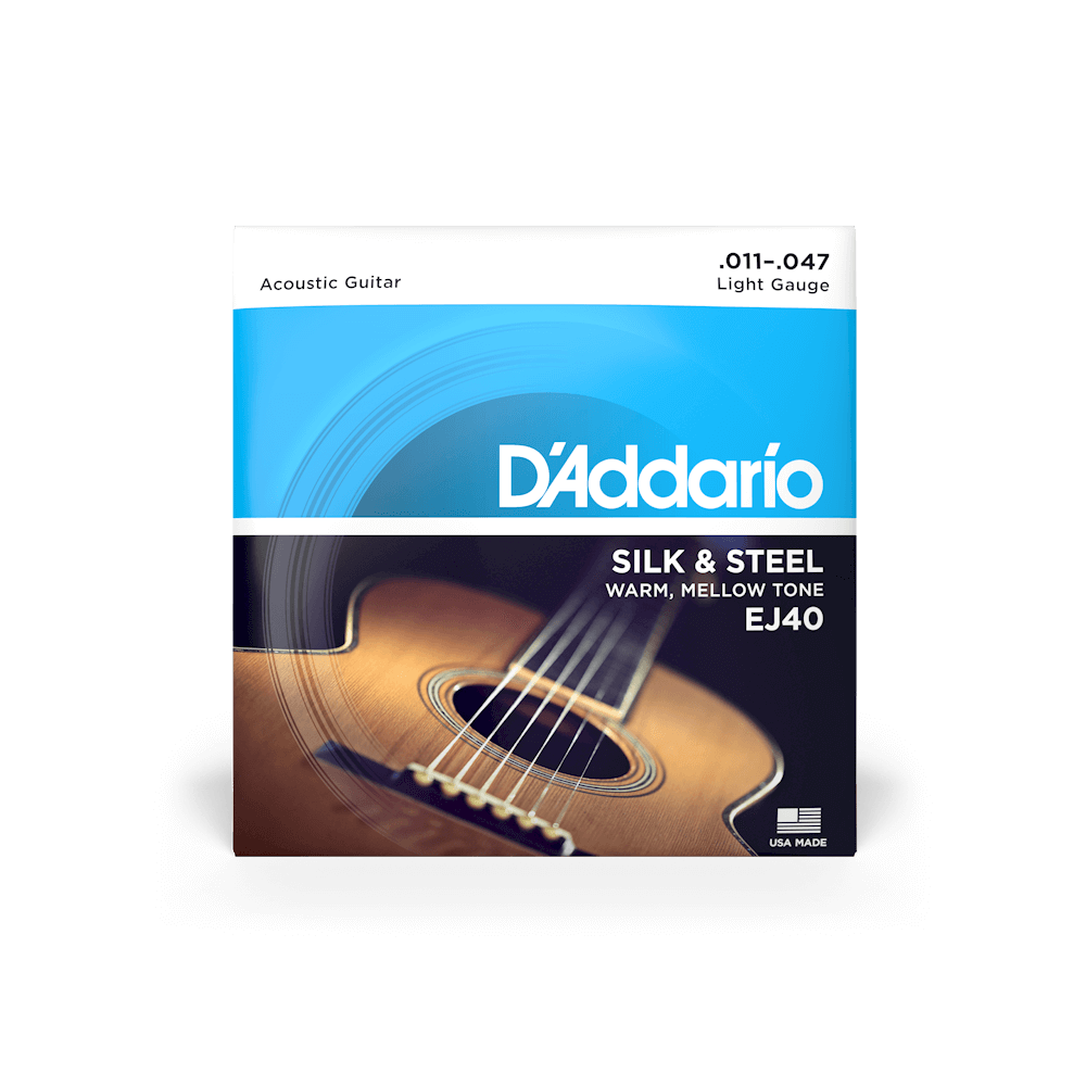 Струни для гітар / Струни для акустичної гітари D'Addario EJ40