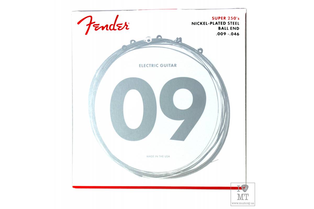 Струни для гітар / Струни для електро гітари FENDER 250LR