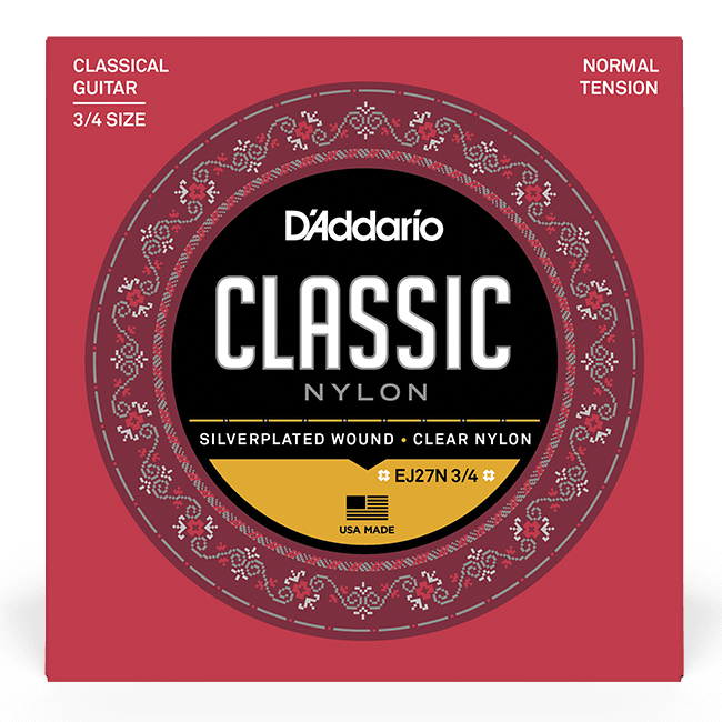 Струны для гитар / D'Addario EJ27N 3/4