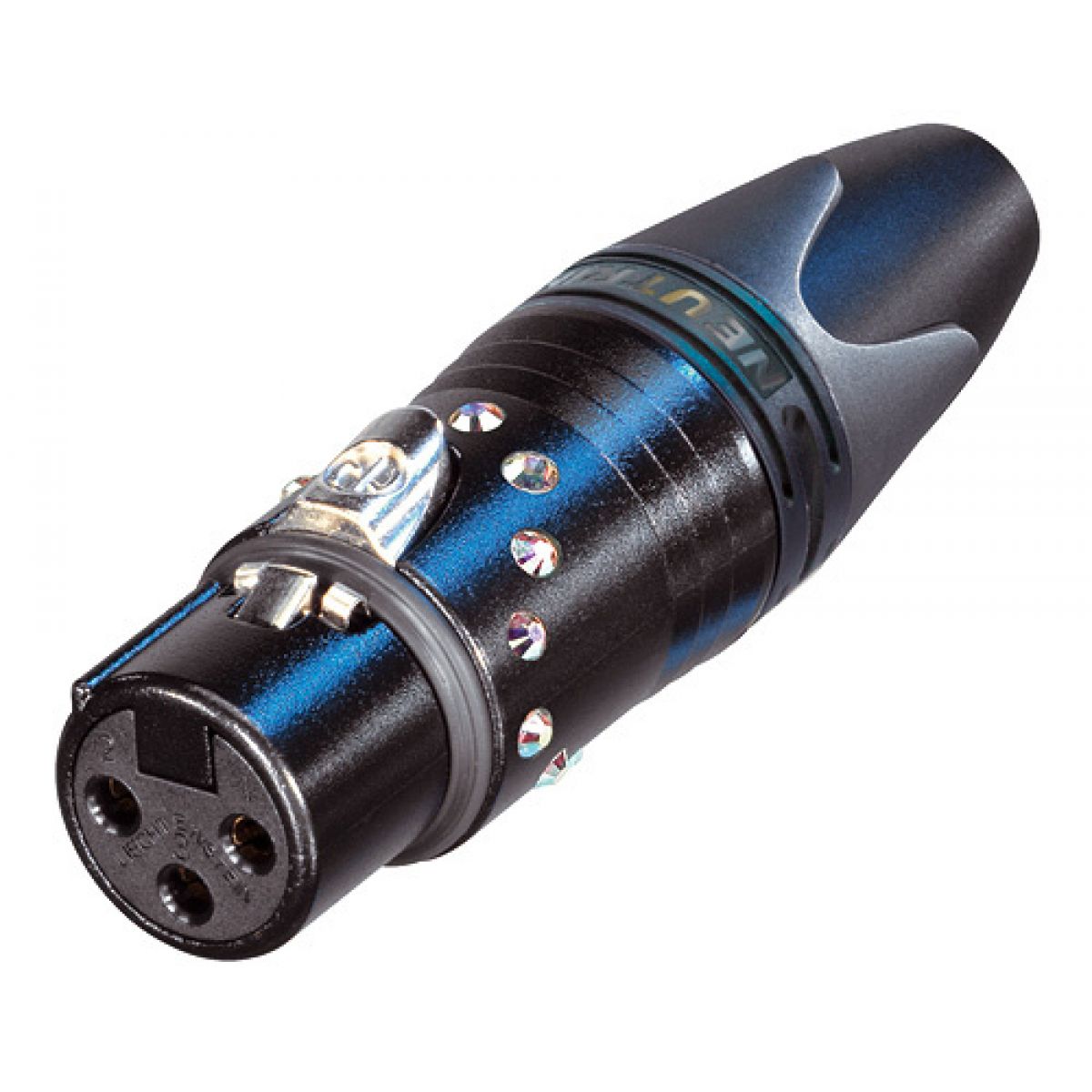 Роз'єми, штекери / Роз'єм кабельний NEUTRIK NC3FXХ-B-CRISTAL