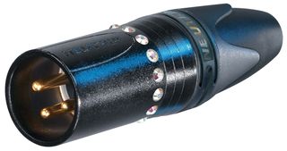 Разъемы, штекеры / Разъем кабельный NEUTRIK NC3MXХ-B-CRISTAL