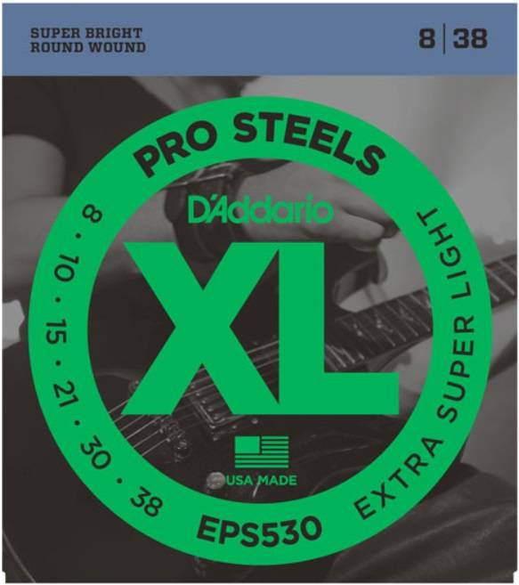 Струни для гітар / Струни для електро гітари D'Addario EPS530 XL