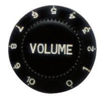 Гітарна механіка, кілки, лади, поріжки / Ручка для потенціометра PAXPHIL KPV23 ЧОРНА