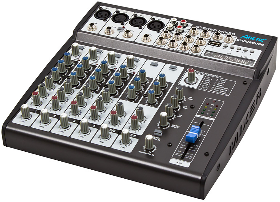 Аналогові пульти / Мікшерний пульт ARCTIC SM802DUSB