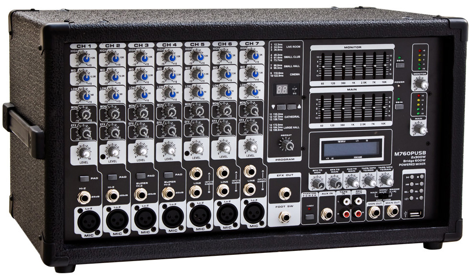 Аналоговые пульты / Микшерный пульт ARCTIC M760PUSB