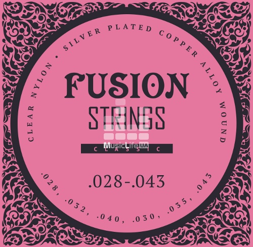 Струни для гітар / Струни для класичної гітари FUSION STRING FС28
