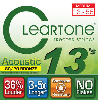 Струни для гітар / Струни для акустичної гітари CLEARTONE 7613