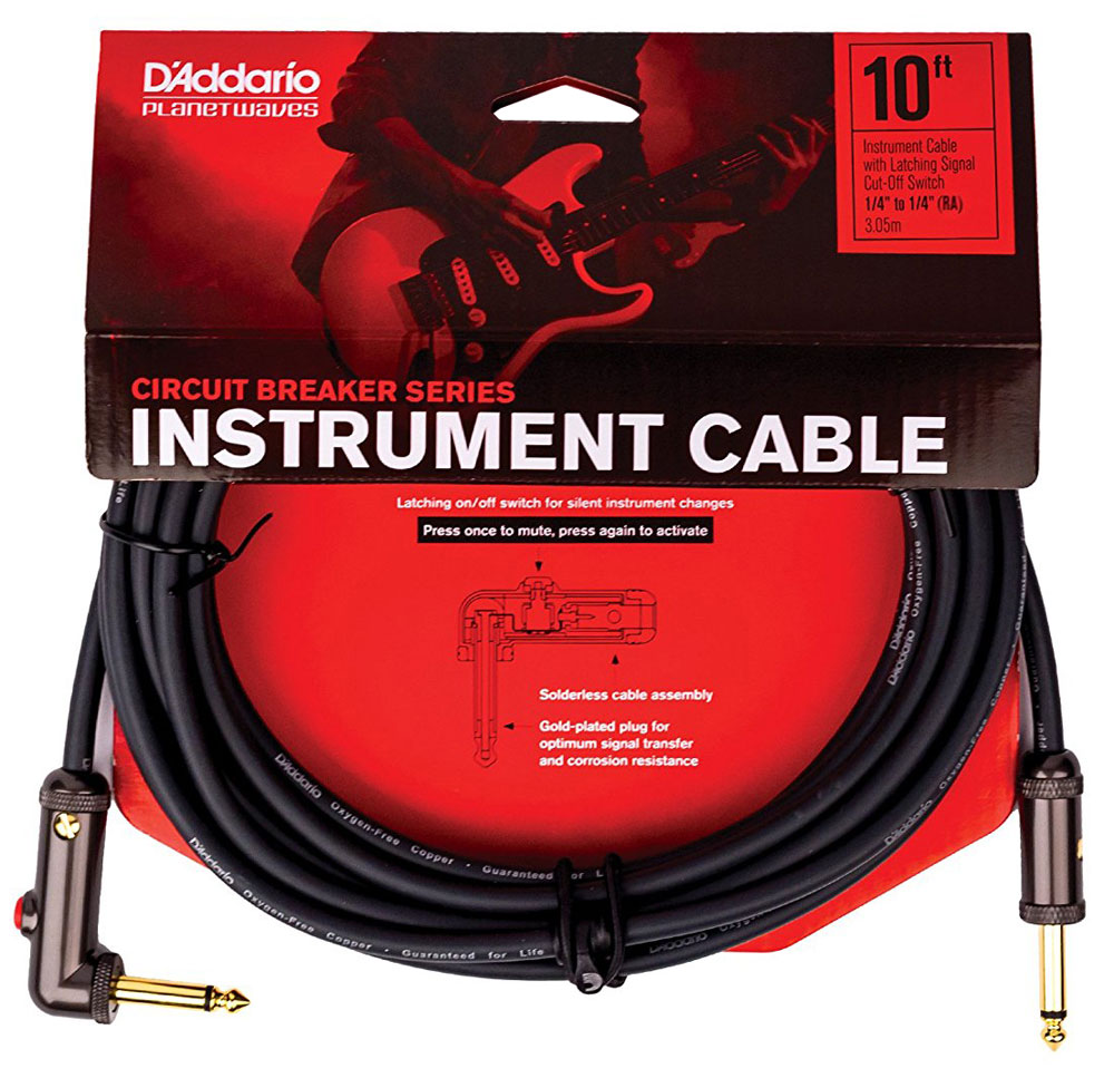 Інструментальний кабель / Кабель інструментальний D'Addario PWAGLRA10