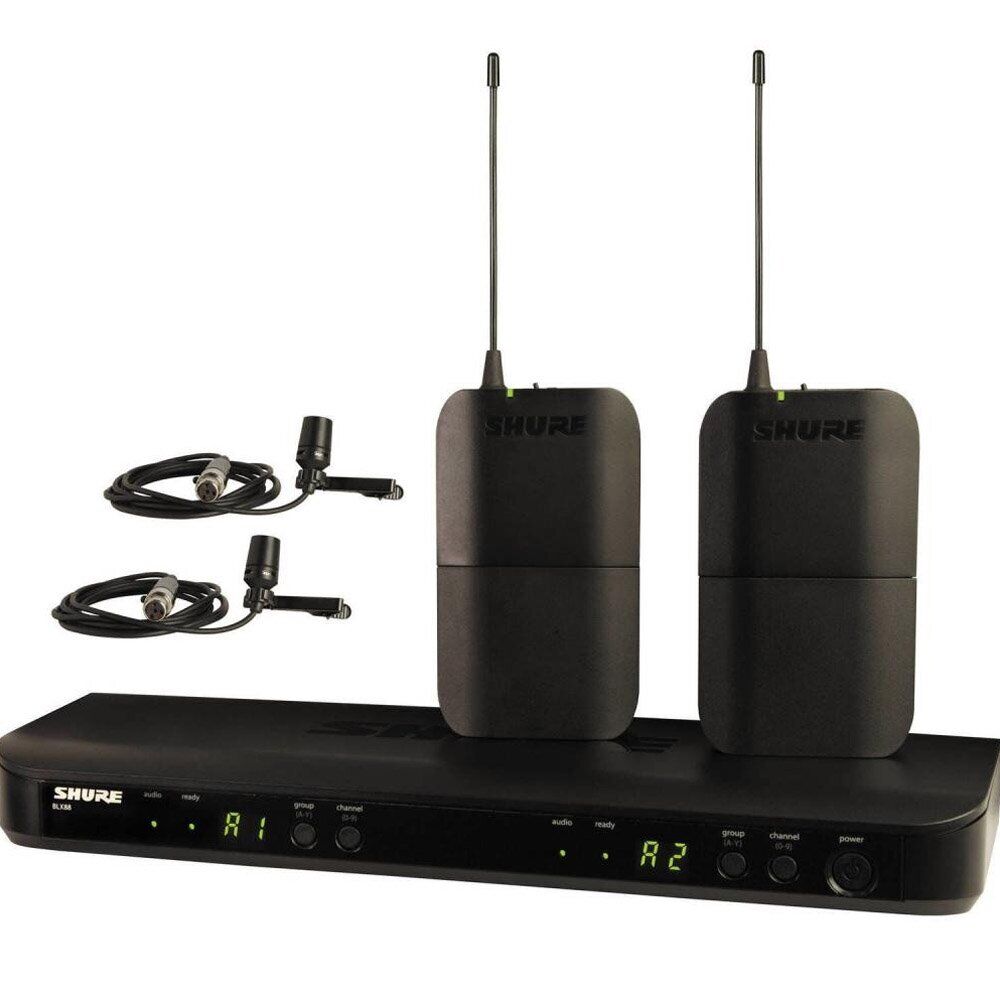 UHF діапазон / Радіосистема SHURE BLX188E/CVL