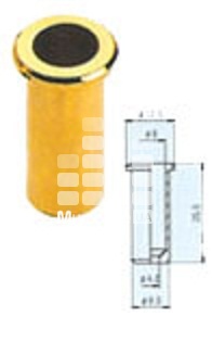 Гітарна механіка, кілки, лади, поріжки / Втулка PAXPHIL HS019 BK