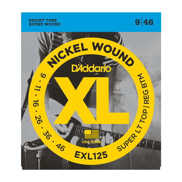 Струни для гітар / Струни для електро гітари D'Addario EXL125 XL