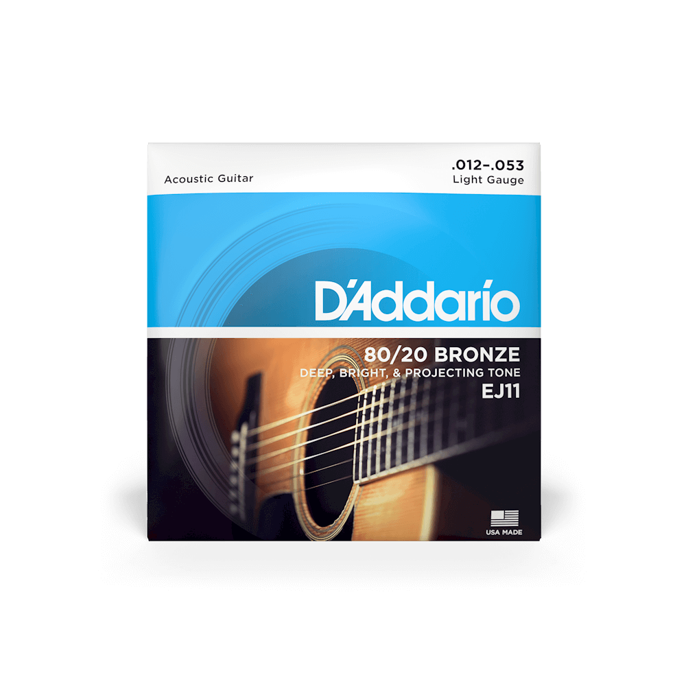 Струны для гитар / Струны для акустической гитары D'Addario EJ11