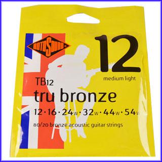 Струны для гитар / Струны для акустической гитары ROTOSOUND TB12