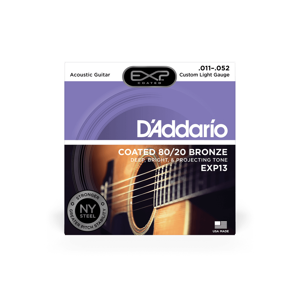 Струны для гитар / Струны для акустической гитары D'Addario EXP13