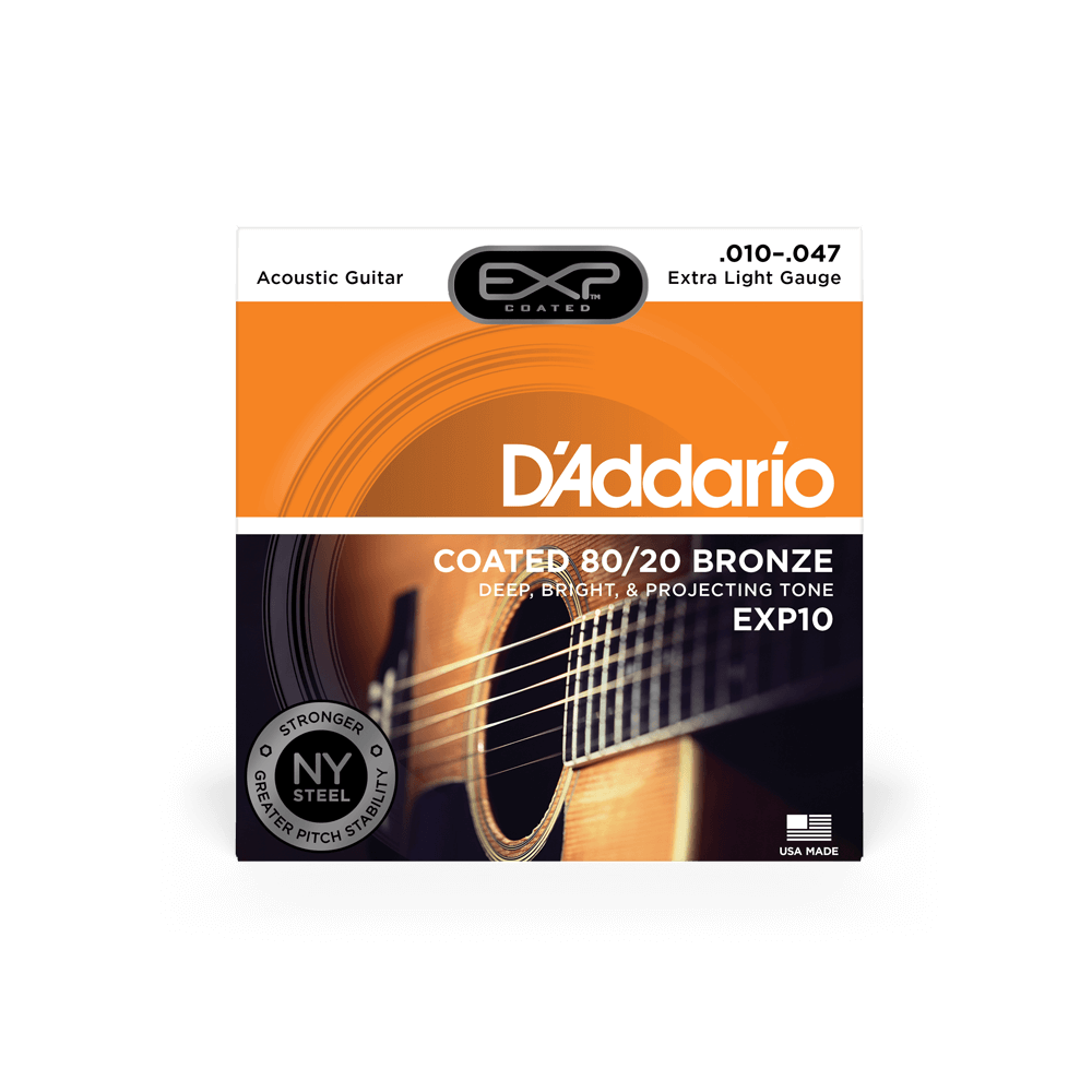 Струны для гитар / Струны для акустической гитары D'Addario EXP10