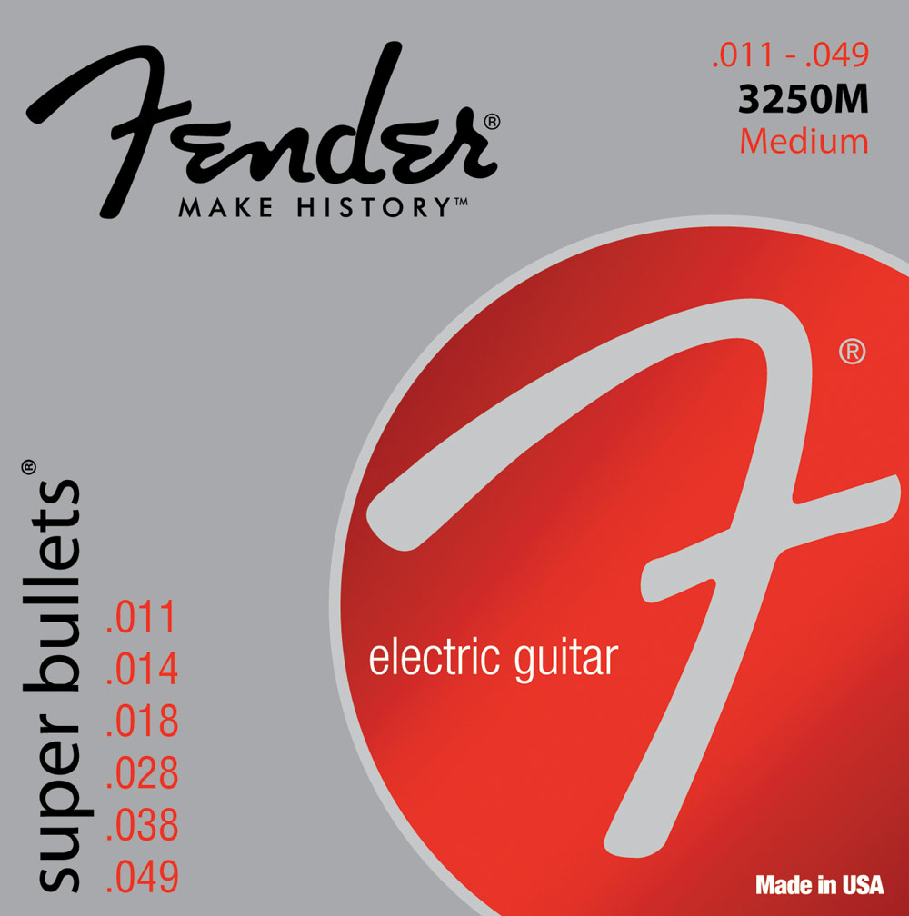 Струни для гітар / Струни для електро гітари FENDER 3250M