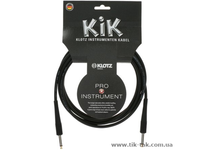 Інструментальний кабель / Кабель інструментальний KLOTZ KIKG4.5PP1