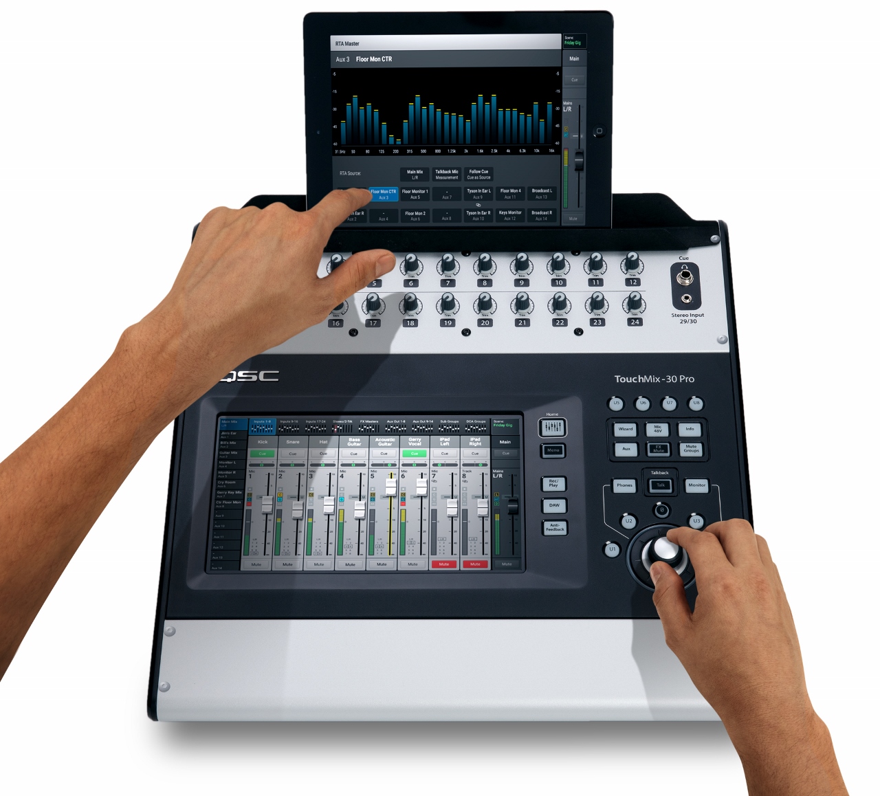 Цифрові консолі / Мікшерний пульт QSC TOUCHMIX-30 PRO