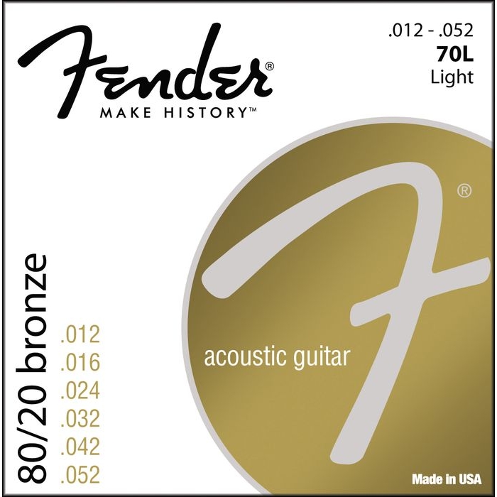 Струны для гитар / Струны для акустической гитары FENDER 70L