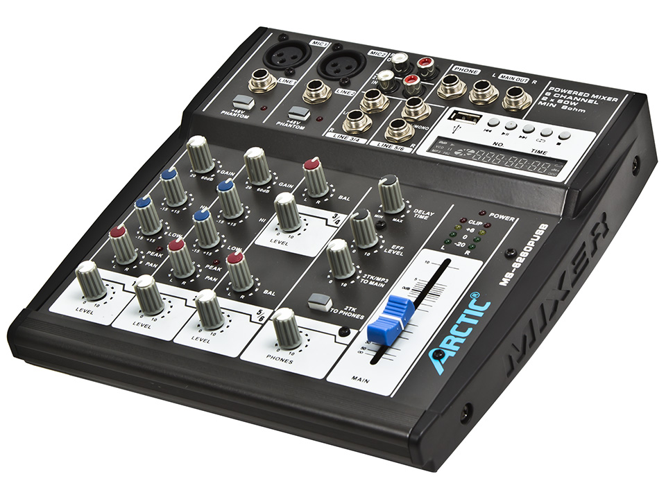 Аналогові пульти / Мікшерний пульт ARCTIC MS602MUSB