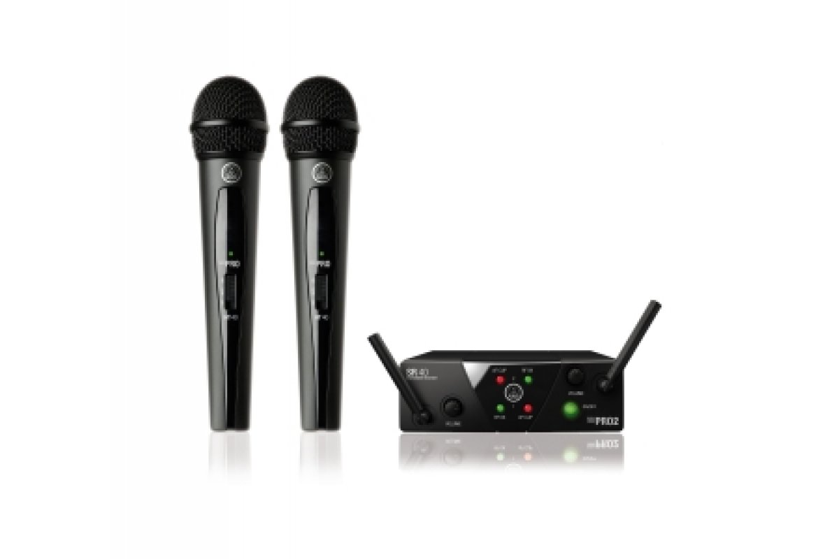 Радиомикрофоны и беспроводные системы / Радиосистема AKG WMS40 Mini2 Vocal Set BD US45A