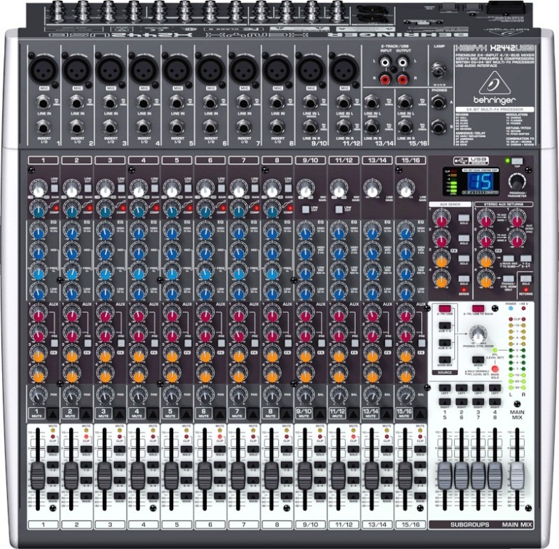Аналогові пульти / Мікшерний пульт BEHRINGER XENYX X2442USB