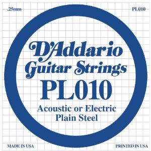 Струни для гітар / Струна для електро гітари D'Addario PL010