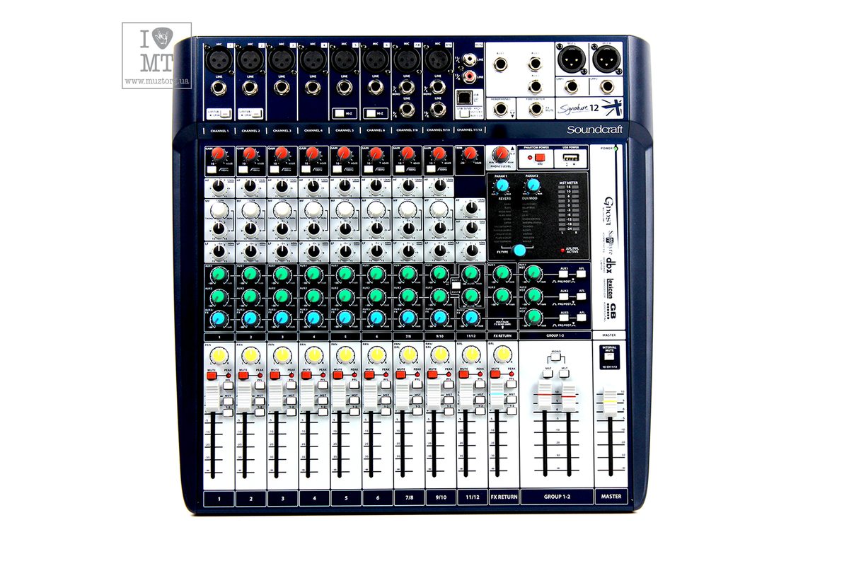 Аналоговые пульты / Микшерный пульт SOUNDCRAFT SIGNATURE 12