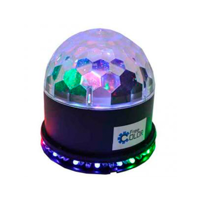 Световые эффекты для дискотек / Световой прибор FREE COLOR BALL 61 LED CRYSTAL MAGIC