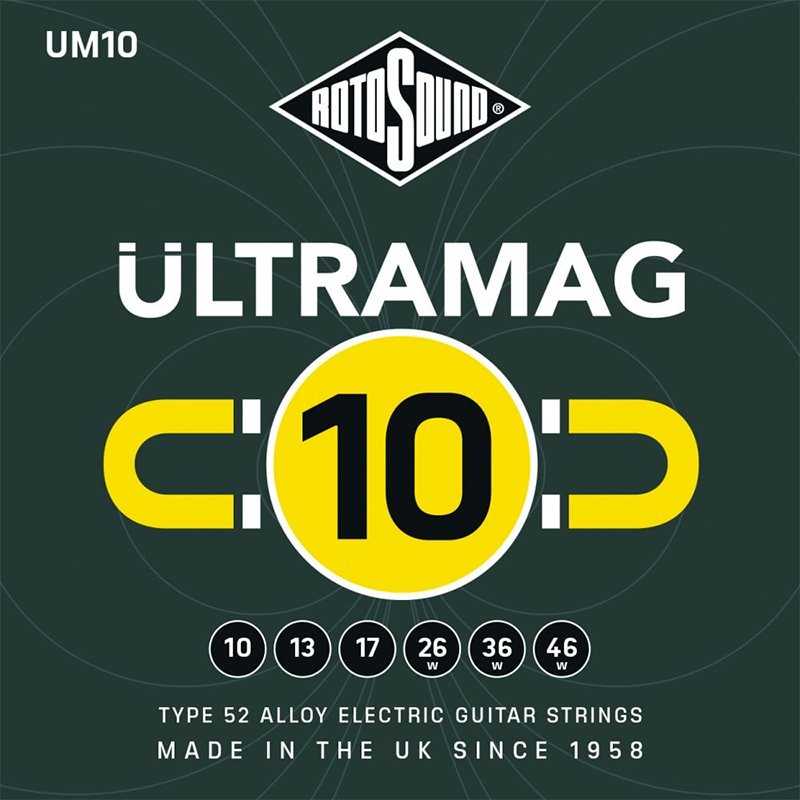 Струны для гитар / ROTOSOUND UM10