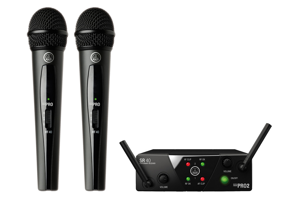 Радиомикрофоны и беспроводные системы / Радиосистема AKG WMS40 Mini2 Vocal Set BD US25